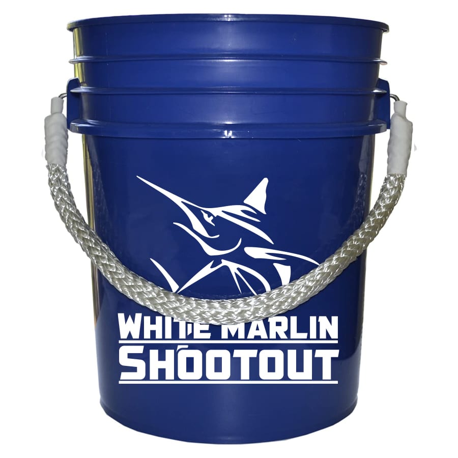 White Marlin Shootout 5 Gallon Battlewagon Bucket